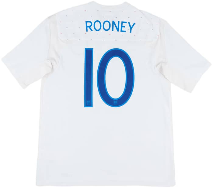 2010-11 England Home Shirt Rooney #10 - 7/10 - (XL)