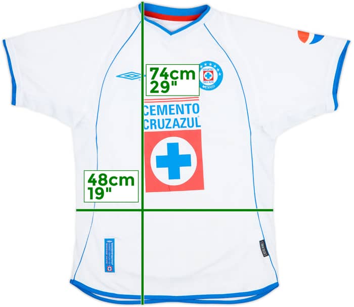 2002-03 Cruz Azul Away Shirt - 6/10 - (M)