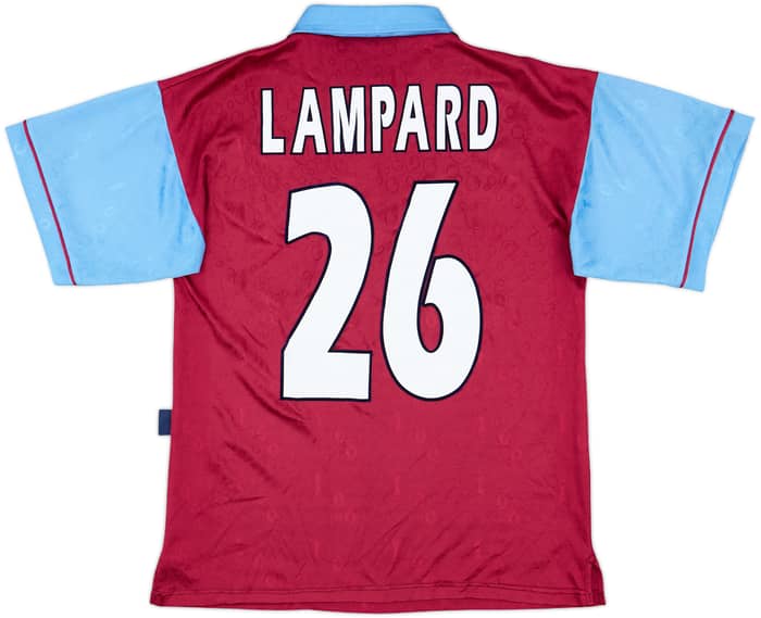 1995-97 West Ham Centenary Home Shirt Lampard #26 - 8/10 - (S)