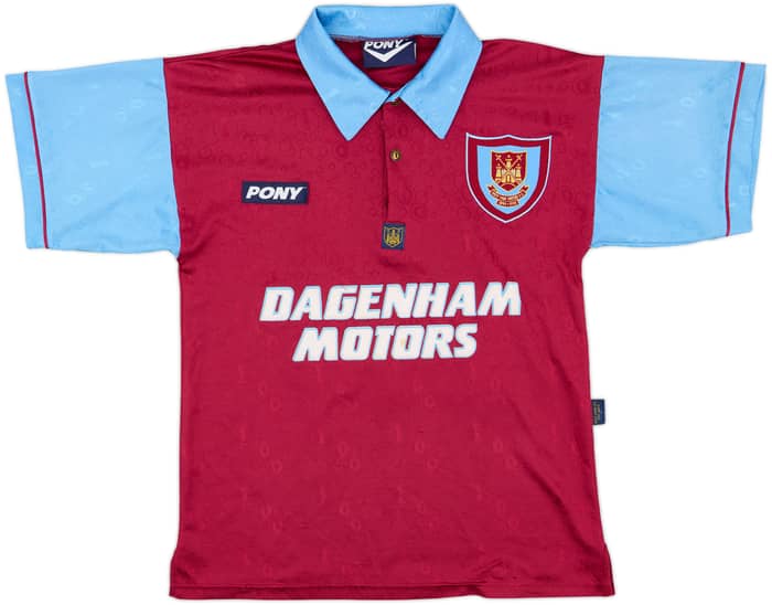 1995-97 West Ham Centenary Home Shirt Lampard #26 - 8/10 - (S)