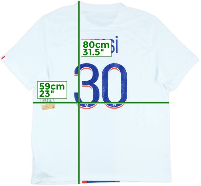 2022-23 Paris Saint-Germain Third Shirt Messi #30 (XL)