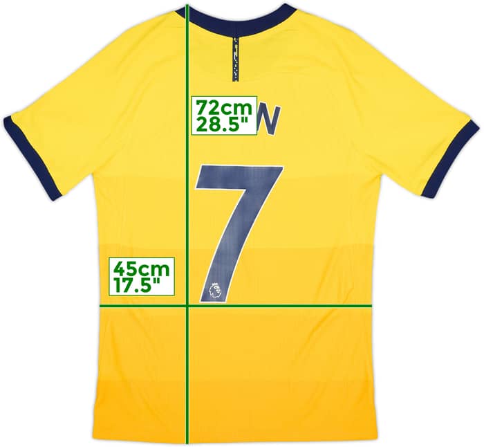 2020-21 Tottenham Authentic Third Shirt Son #7 - 7/10 - (S)