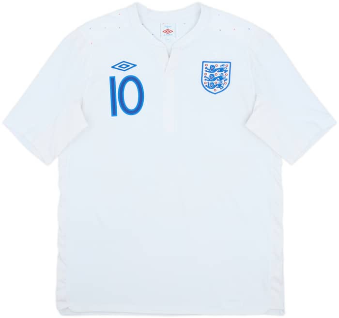 2010-11 England Home Shirt Rooney #10 - 8/10 - (L)