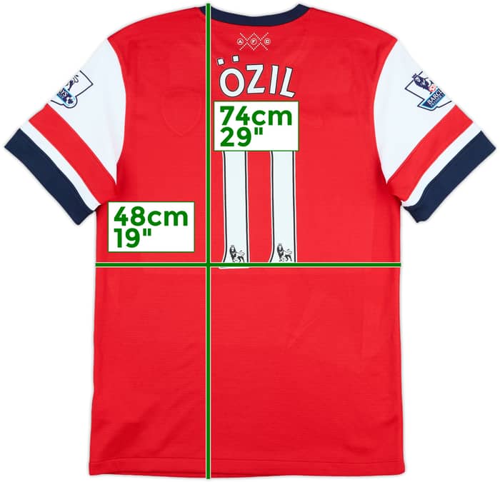 2012-14 Arsenal Home Shirt Ozil #11 - 8/10 - (S)