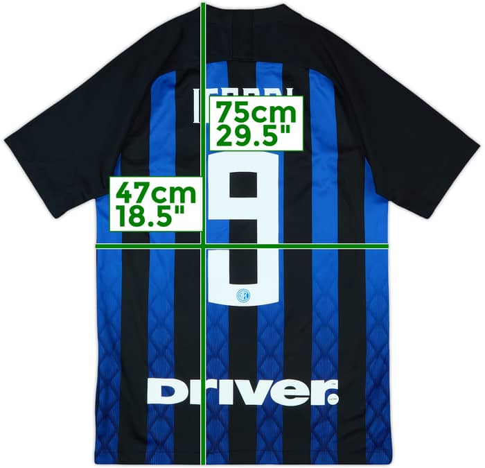 2017-18 Inter Milan Home Shirt Icardi #9 (S)