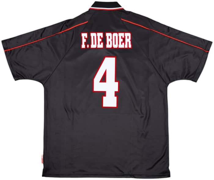 1998-99 Ajax Away Shirt F.De Boer #4 - 8/10 - (XL)