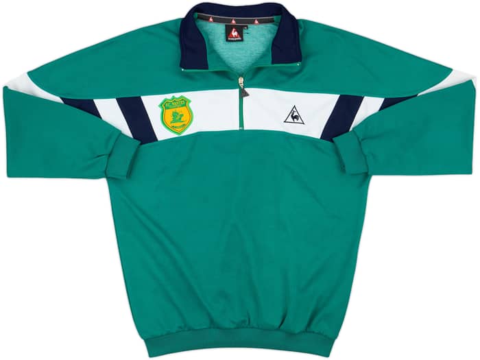 2004-05 Nantes Le Coq Sportif 1/4 Zip Training Top - 8/10 - (M)