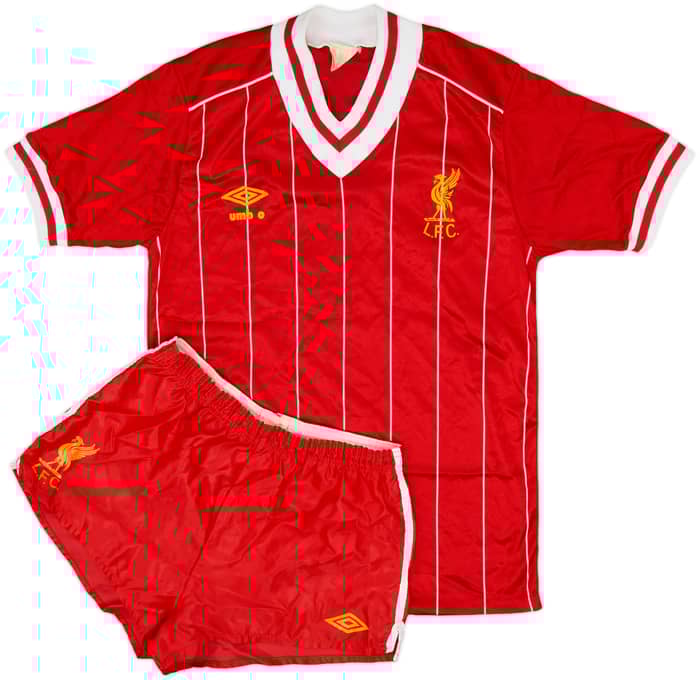 1982-85 Liverpool Home Full Kit - 5/10 - (S)