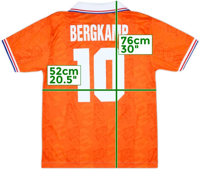 1994 Netherlands Home Shirt Bergkamp #10 - 8/10 - (M)