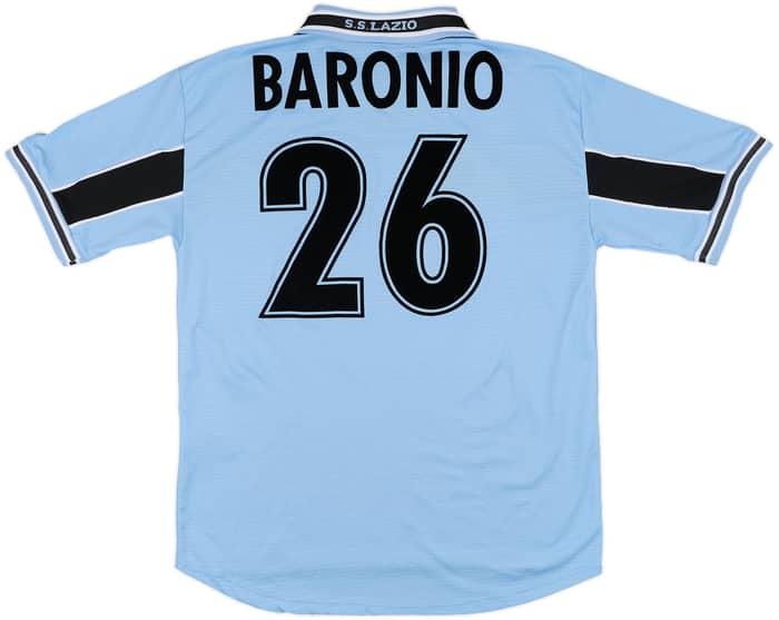1998-00 Lazio Home Shirt Baronio #26 - 9/10 - (L)