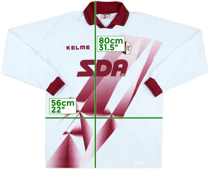 1997-98 Torino Match Issue Away L/S Shirt #4