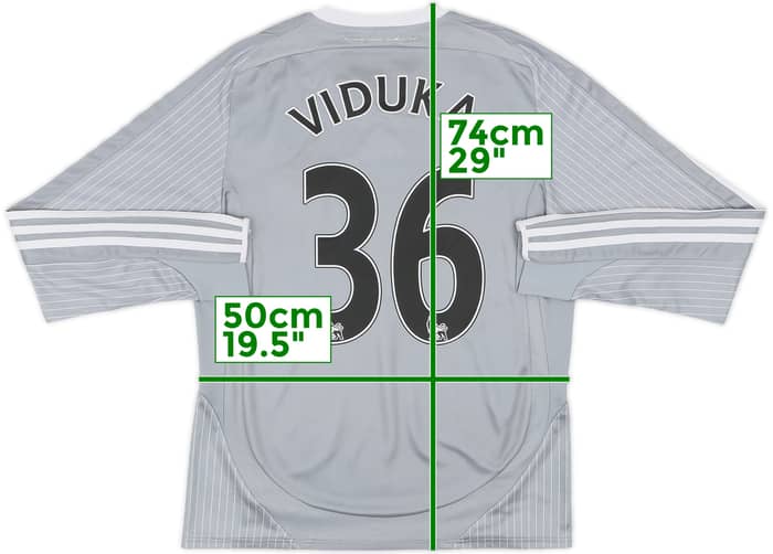 2008-09 Newcastle Third L/S Shirt Viduka #36 - 7/10 - (S)