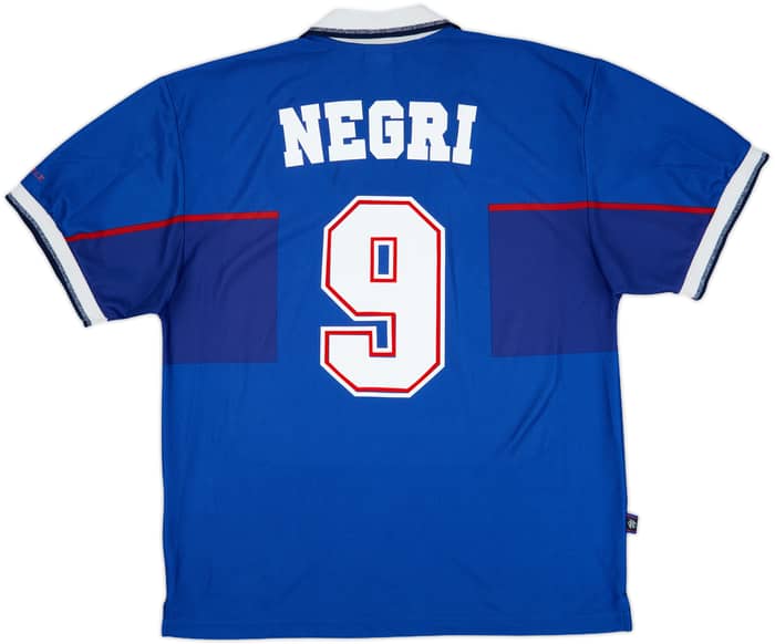 1997-99 Rangers Home Shirt Negri #9 - 9/10 - (L)