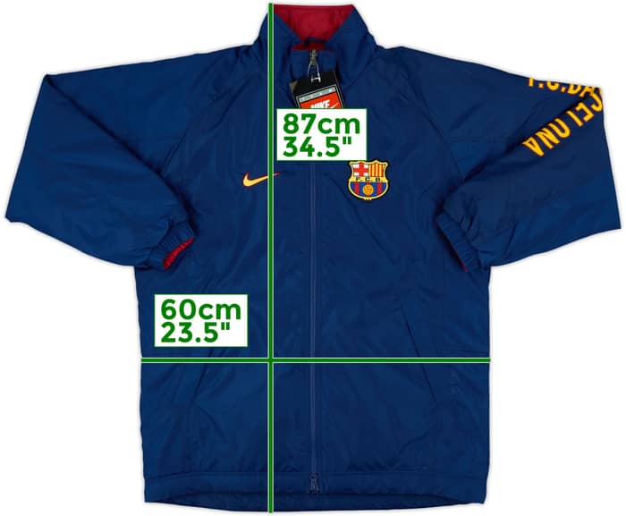 1999-00 Barcelona Nike Padded Bench Coat (S)