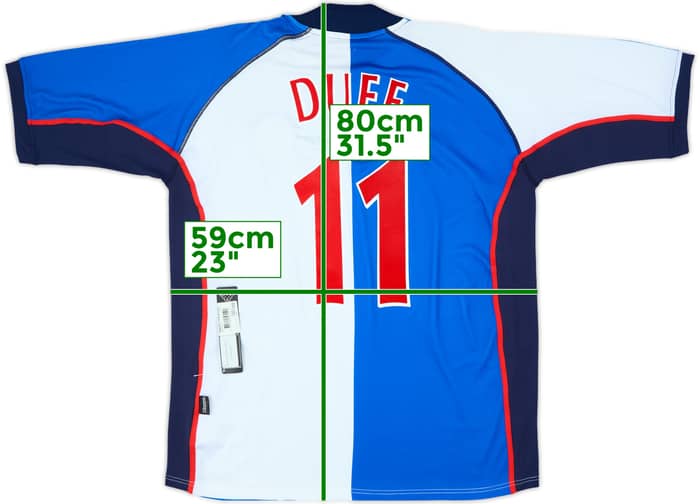 2002-03 Blackburn Home Shirt Duff #11 (3XL)