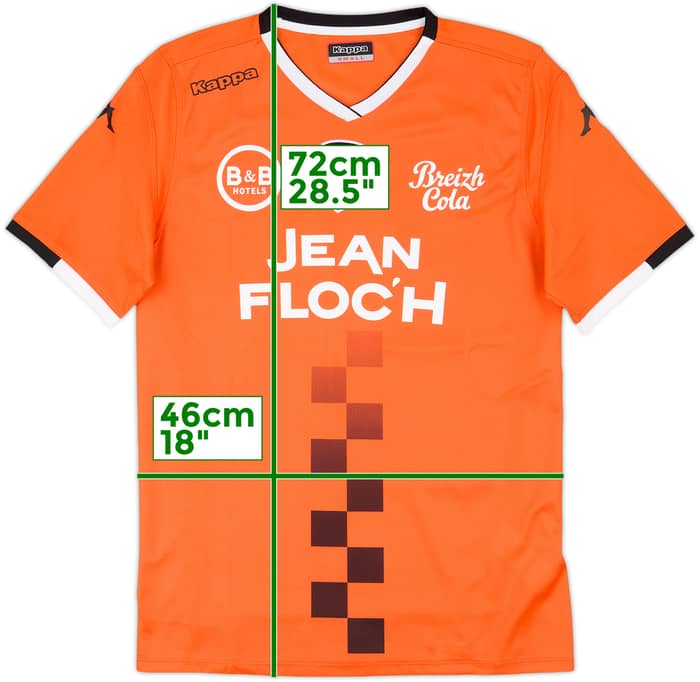 2018-19 Lorient Home Shirt - 10/10 - (S)