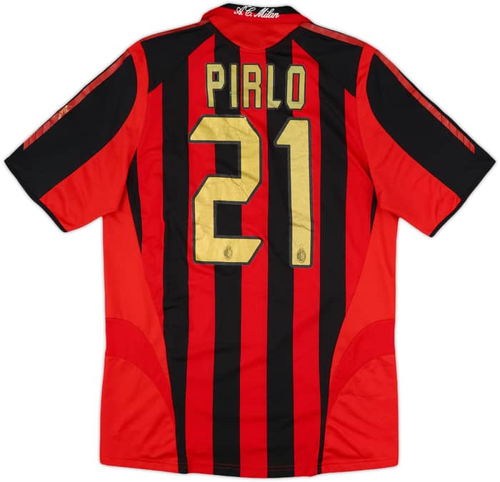 2005-06 AC Milan Home Shirt Pirlo #21 - 6/10 - (S)