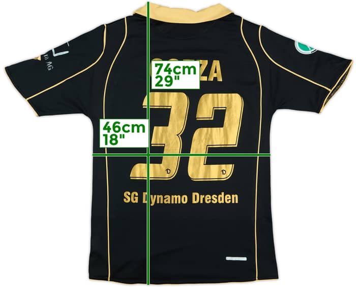 2008-09 Dynamo Dresden Match Issue Third Shirt Cozza #32