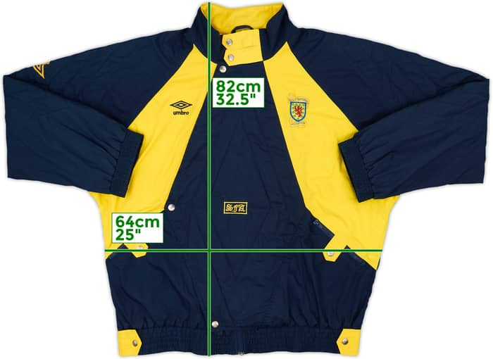 1990-92 Scotland Umbro Track Jacket - 8/10 - (XXL)