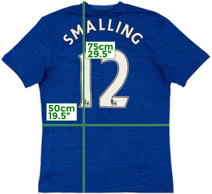 2016-17 Manchester United Away Shirt Smalling #12 - 5/10 - (M)