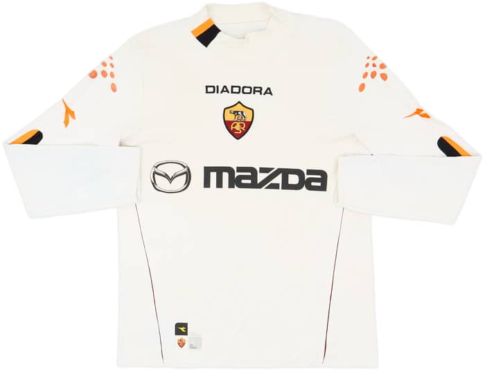 2003-04 Roma Away L/S Shirt Totti #10 - 6/10 - (M)
