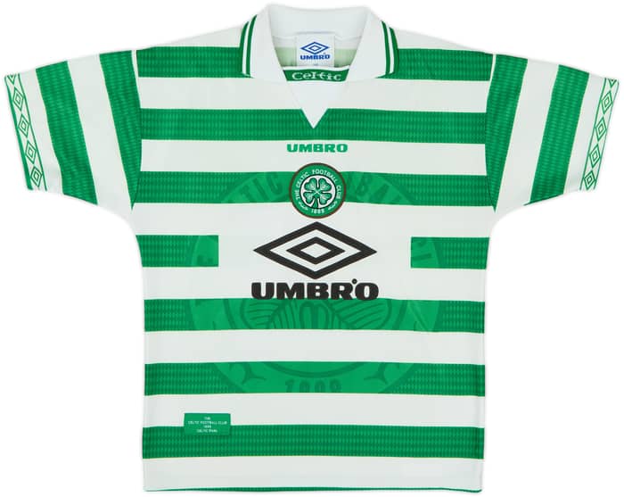 1997-99 Celtic Home Shirt - 8/10 - (L.Boys)