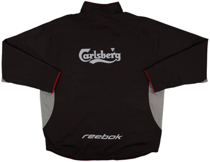 2002-03 Liverpool Reebok 1/4 Zip Drill Top - 8/10 - (L)