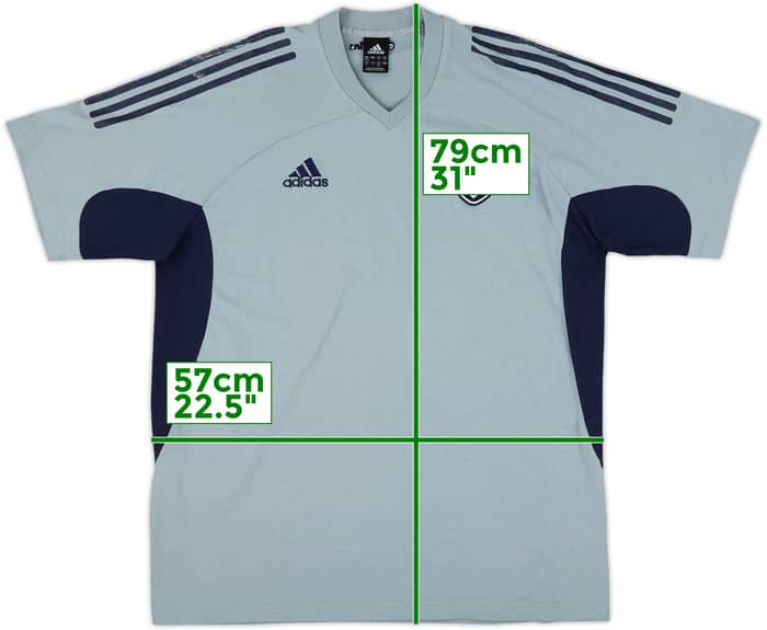 2002-03 Bordeaux adidas Training Shirt - 5/10 - (L)