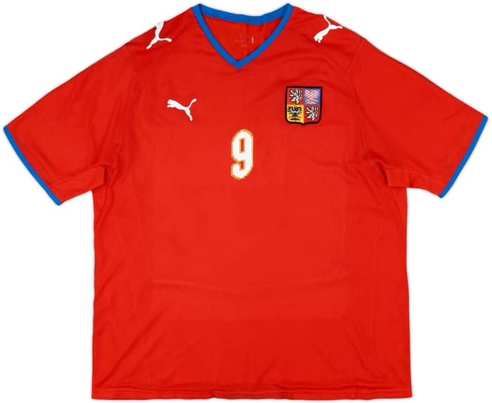 2008-09 Czech Republic Player Issue Home Shirt Koller #9 - 8/10 - (XL)
