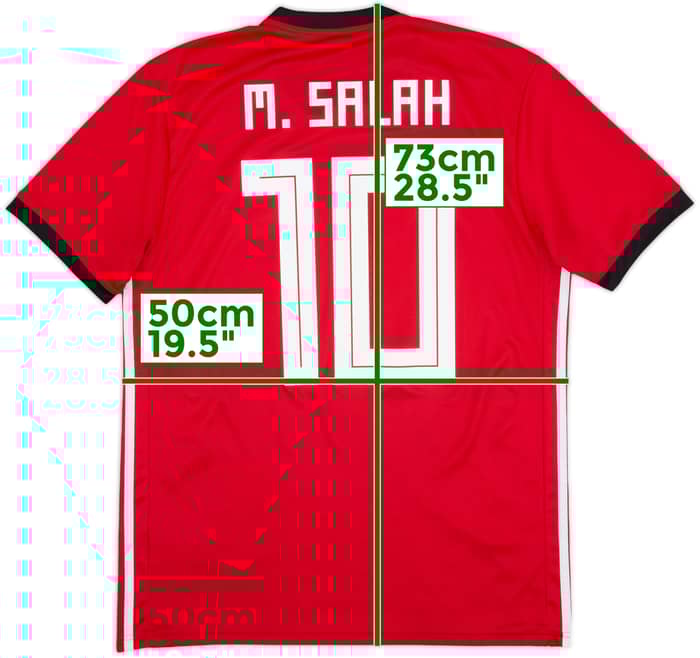 2018-19 Egypt Home Shirt Salah #10 - 10/10 - (M)