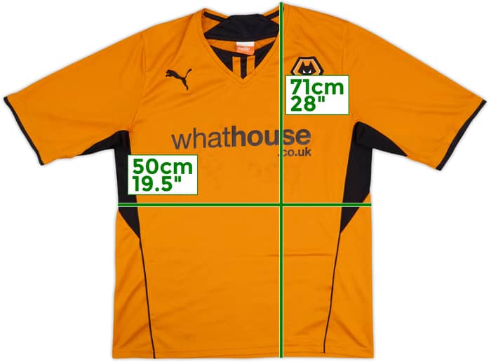 2013-14 Wolves Home Shirt - 5/10 - (L)