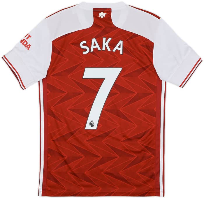 2020-21 Arsenal Home Shirt Saka #7 - 10/10 - (S)