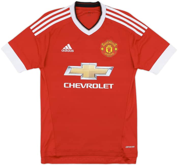 2015-16 Manchester United Home Shirt Rooney #10 - 7/10 - (XS)