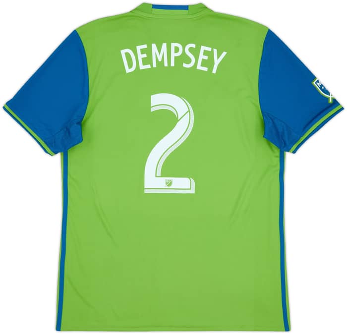2016-17 Seattle Sounders Home Shirt Dempsey #2 - 7/10 - (L)
