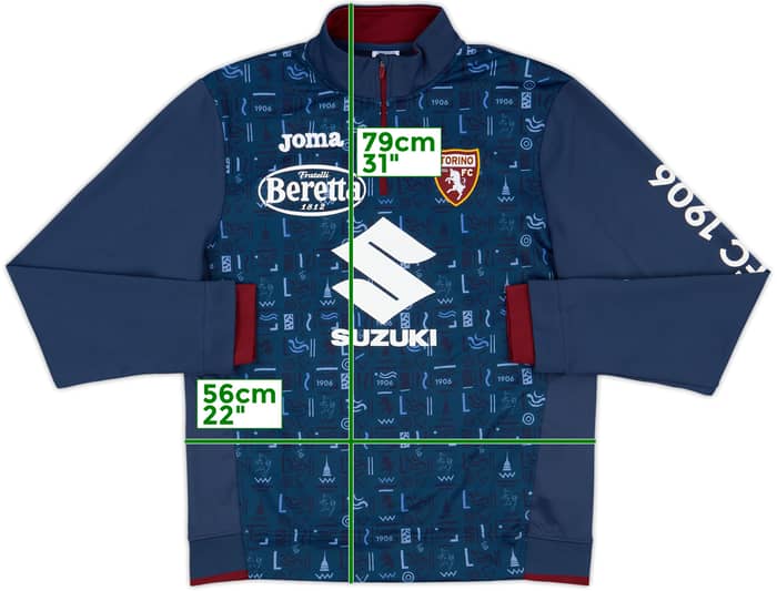 2021-22 Torino Joma 1/4 Zip Training Top - 8/10 - (XL)