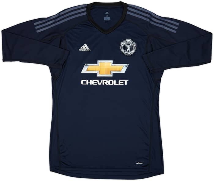 2017-18 Manchester United GK Shirt De Gea #1 - 8/10 - (M)