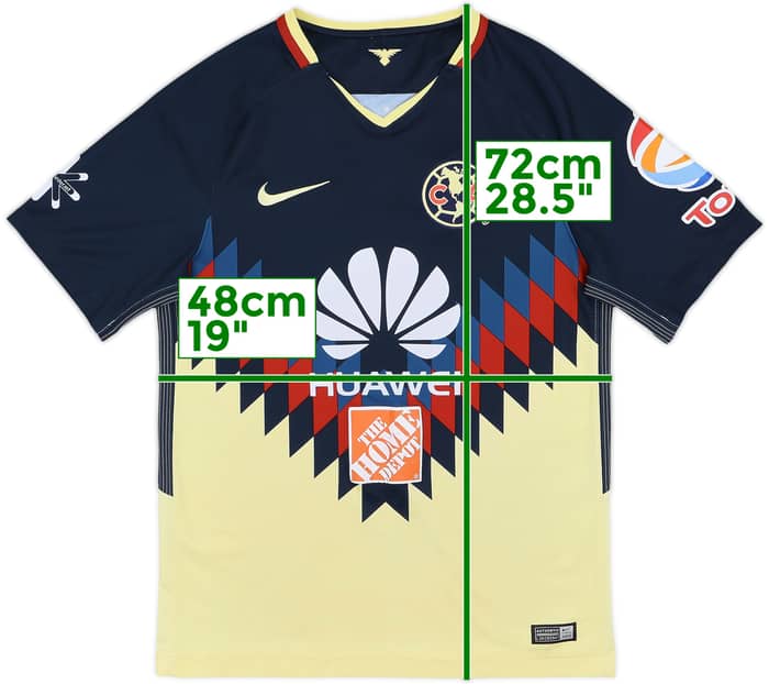 2017-18 Club America Home Shirt - 6/10 - (S)