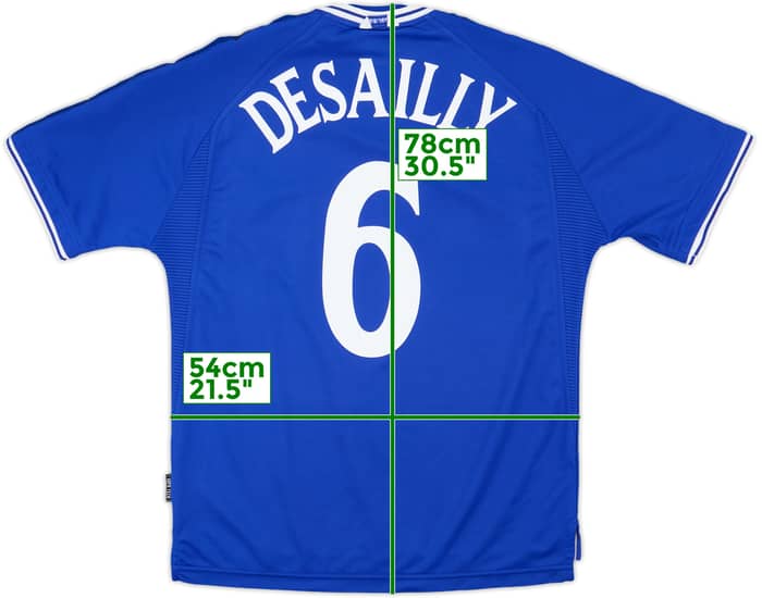 1999-01 Chelsea Home Shirt Desailly #6 - 10/10 - (L)