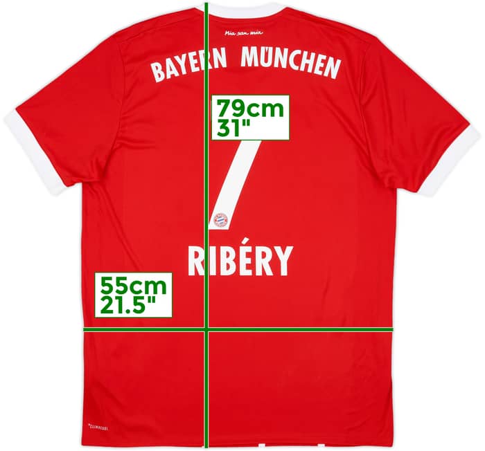 2017-18 Bayern Munich Home Shirt Ribery #7 (L)