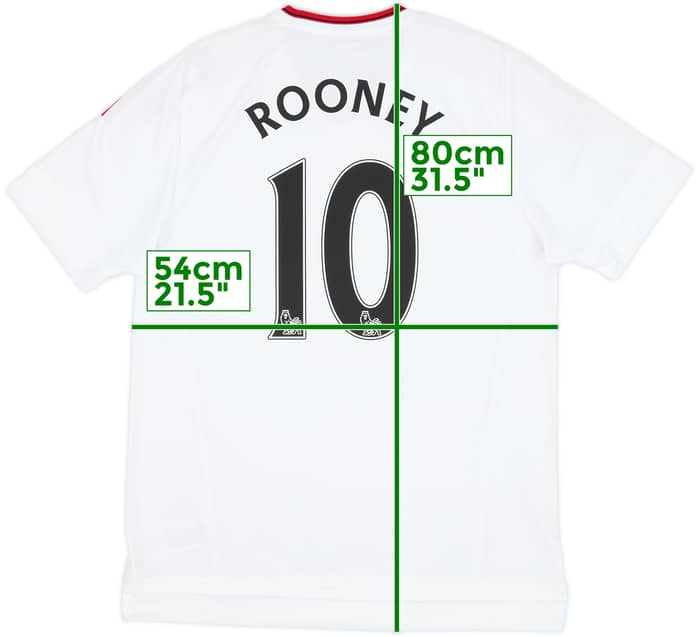 2015-16 Manchester United Away Shirt Rooney #10 (L)