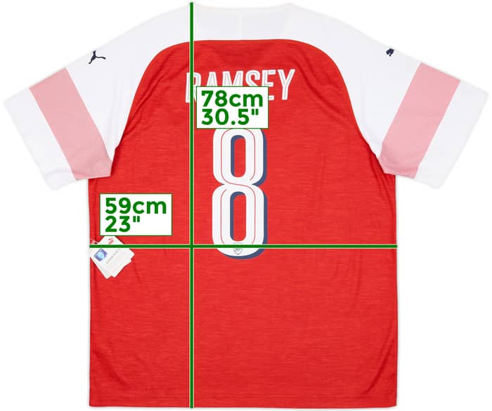 2018-19 Arsenal Home Shirt Ramsey #8 (XL)