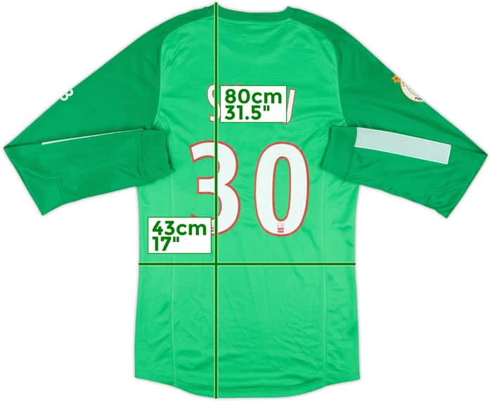 2013-14 Paris Saint-Germain Player Issue GK Shirt Sirigu #30 - 6/10 - (S)