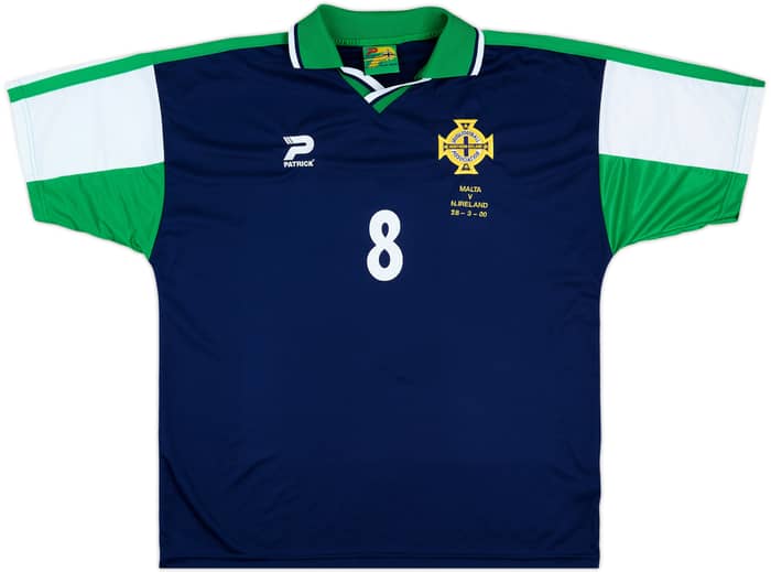 2000 Northern Ireland Match Issue Away Shirt #8 (Lennon)