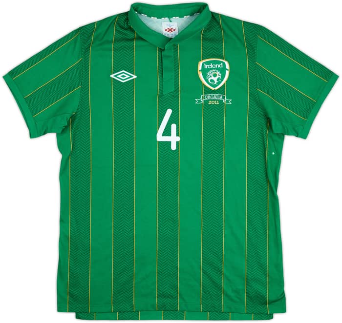 2011 Ireland Match Issue Home Shirt #4 (St.Ledger)