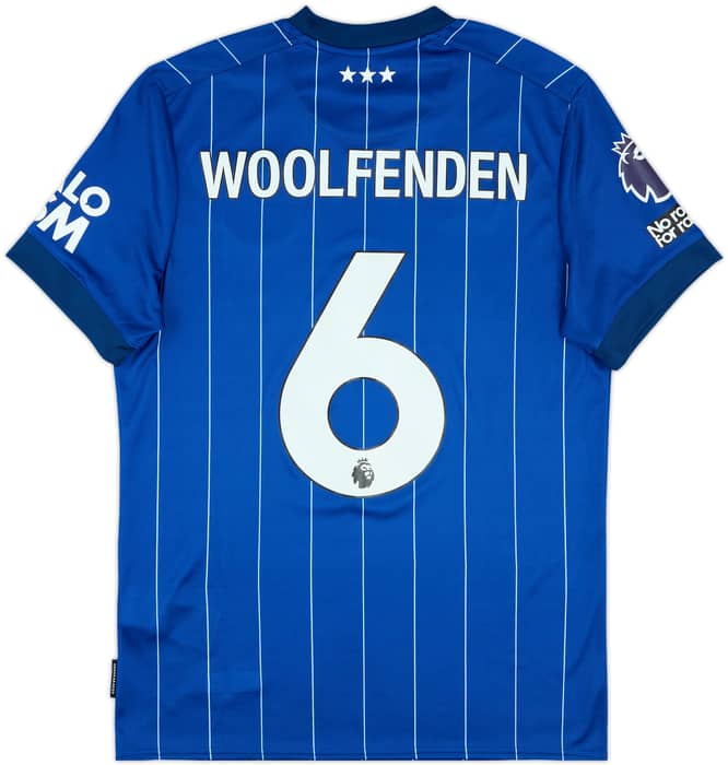 2024-25 Ipswich Match Issue Home Shirt Woolfenden #6
