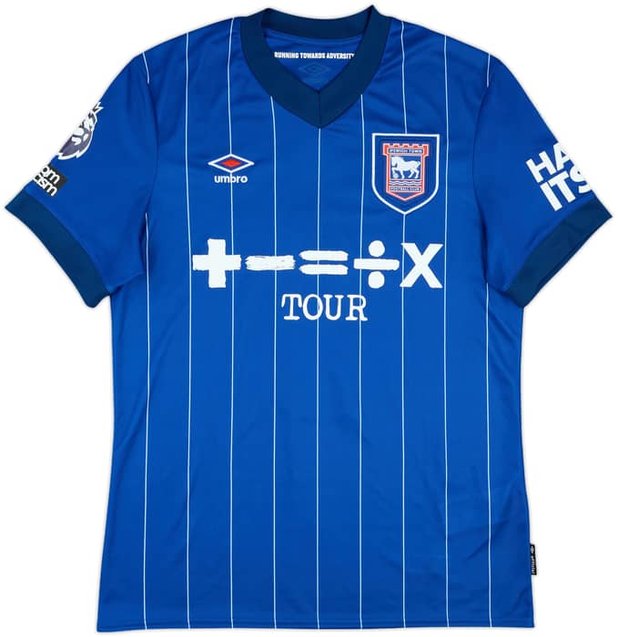 2024-25 Ipswich Match Issue Home Shirt Woolfenden #6