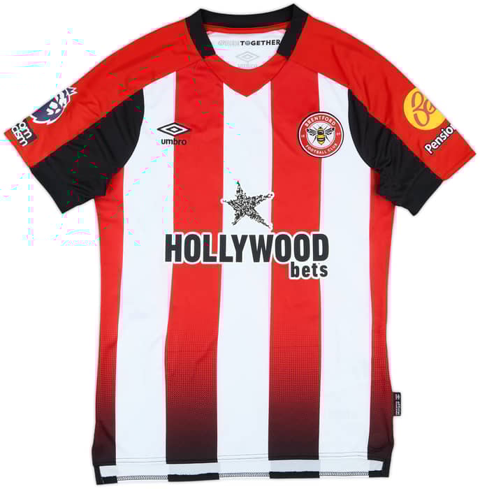 2024-25 Brentford Match Issue Home Shirt Nunes #39
