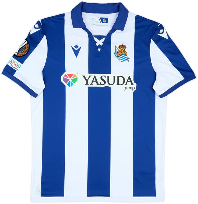 2024-25 Real Sociedad Match Issue Home Shirt Aramburu #19