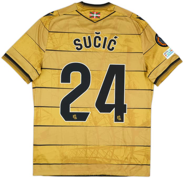 2024-25 Real Sociedad Match Issue Away Shirt Sučić #24