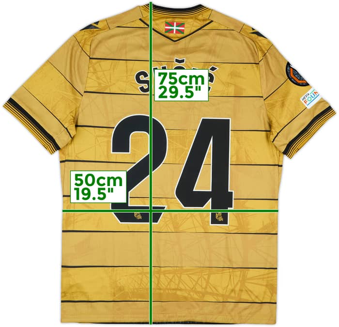 2024-25 Real Sociedad Match Issue Away Shirt Sučić #24